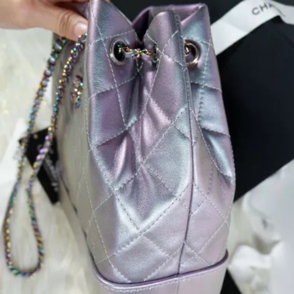 CHANEL Iridescent Quilted Gabrielle Backpack - Picture 5 of 9
